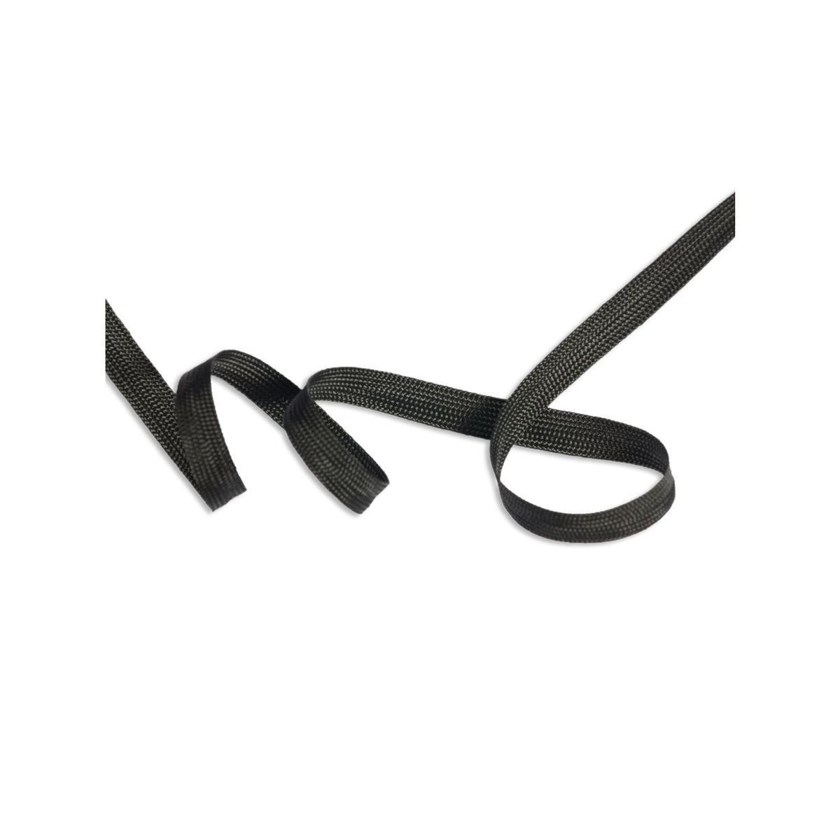 146 Plain Double Braid in Black. Commonly used as trouser braid.