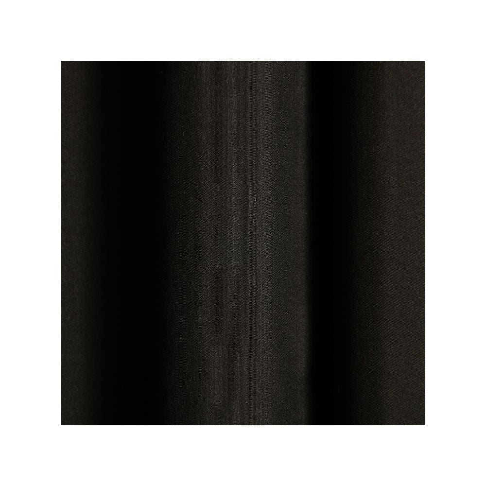 Black 100% silk lining fabric – 127 cm wide, 90 gsm, breathable and smooth