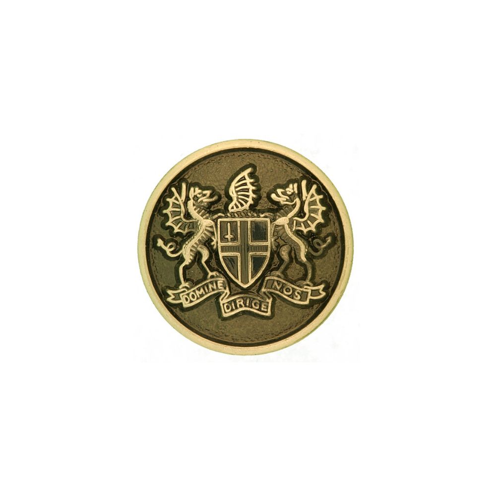 403 Blazer Button - City Of London - Antique - Large
