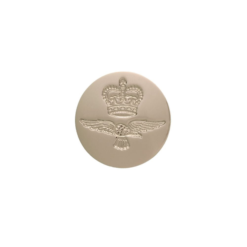 448 Blazer Button - R.A.F - Silver - Small