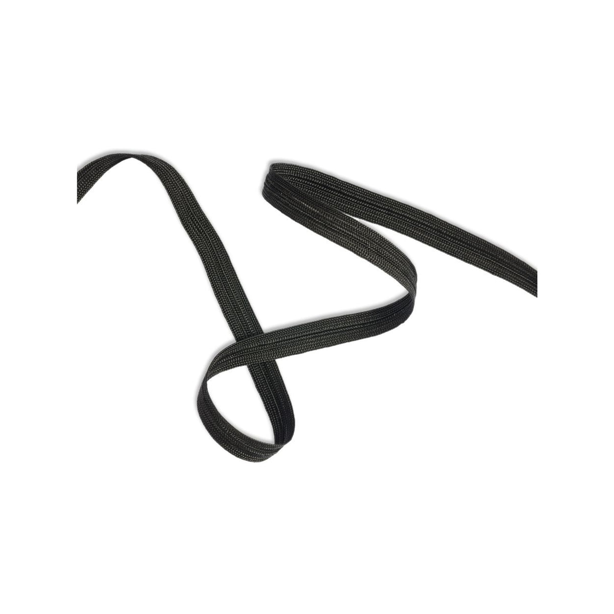 Black 5046 Fancy Trouser Braid, 15mm wide – decorative trim for trousers and formalwear, sold by the meter.