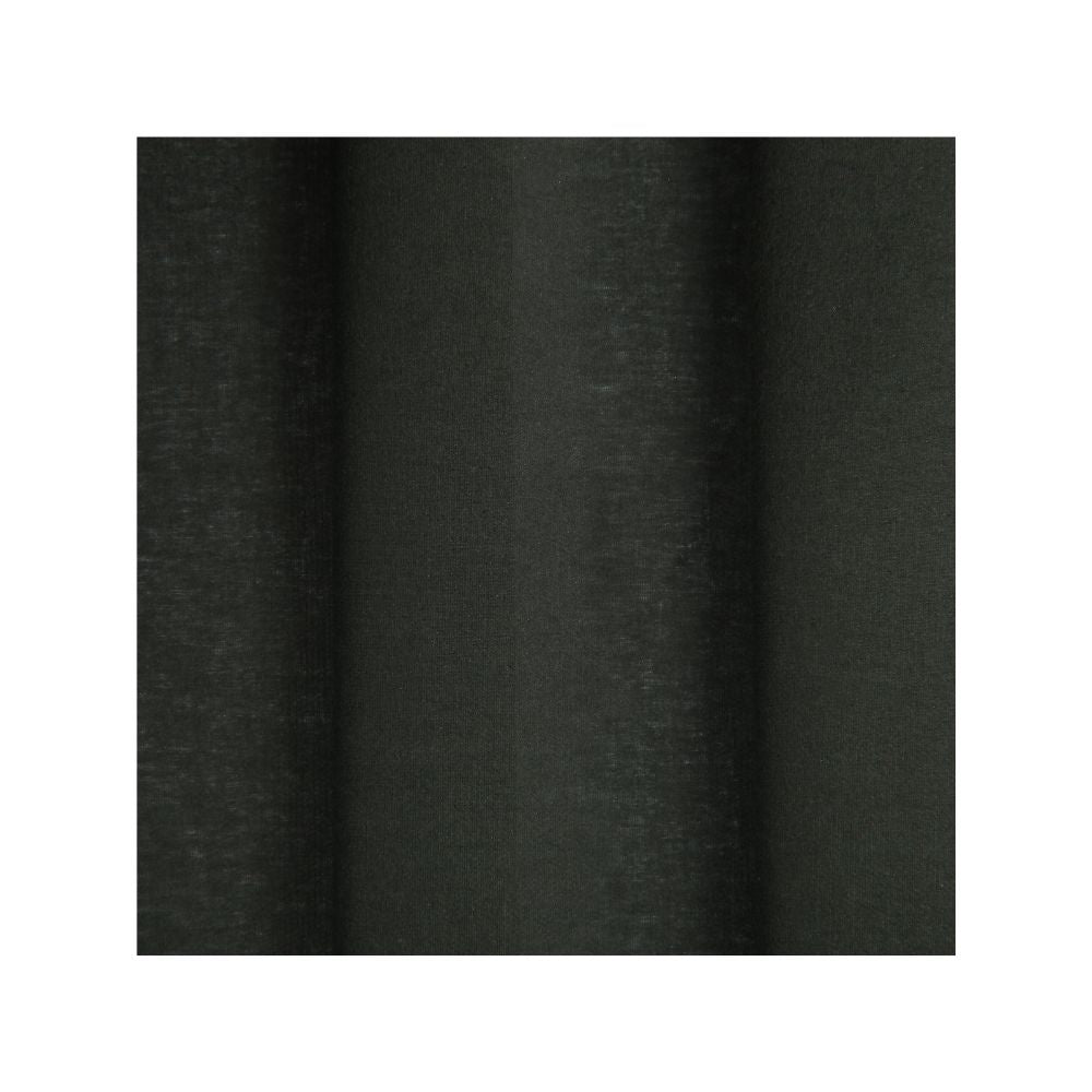 Black fusible canvas fabric, 36" wide and 90gsm, used for garment reinforcement and tailored structure.