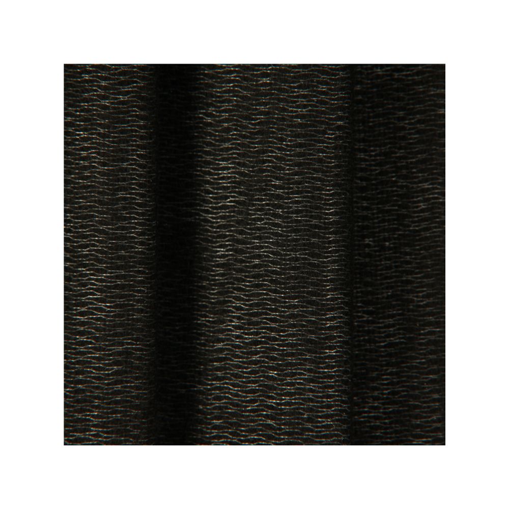 Two-tone black and white fusible canvas, 36" width – ideal for jacket shaping and garment structure.