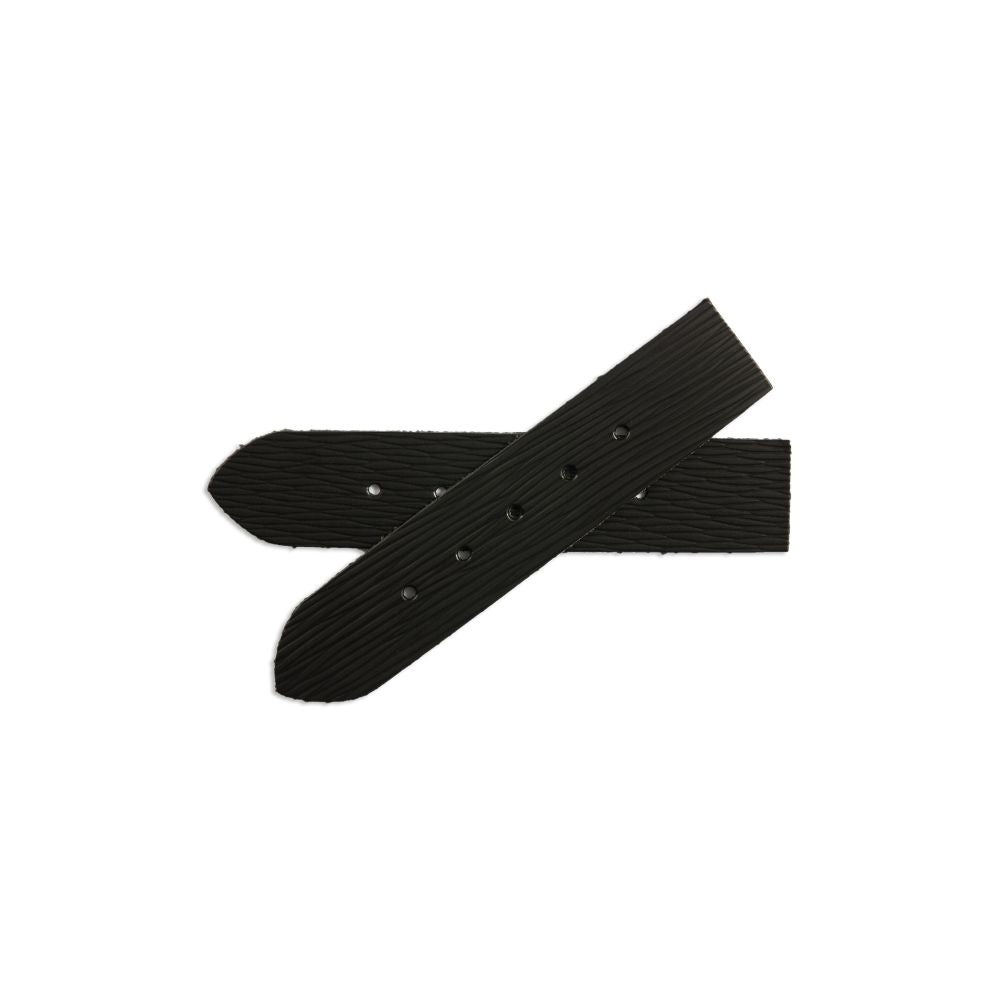 882 Grained Leather Strap Black
