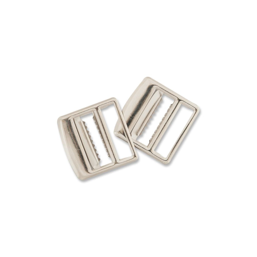 904 Slide Vest Buckle – Nickel plated, 2.2cm / 0.87" wide tailoring strap buckle