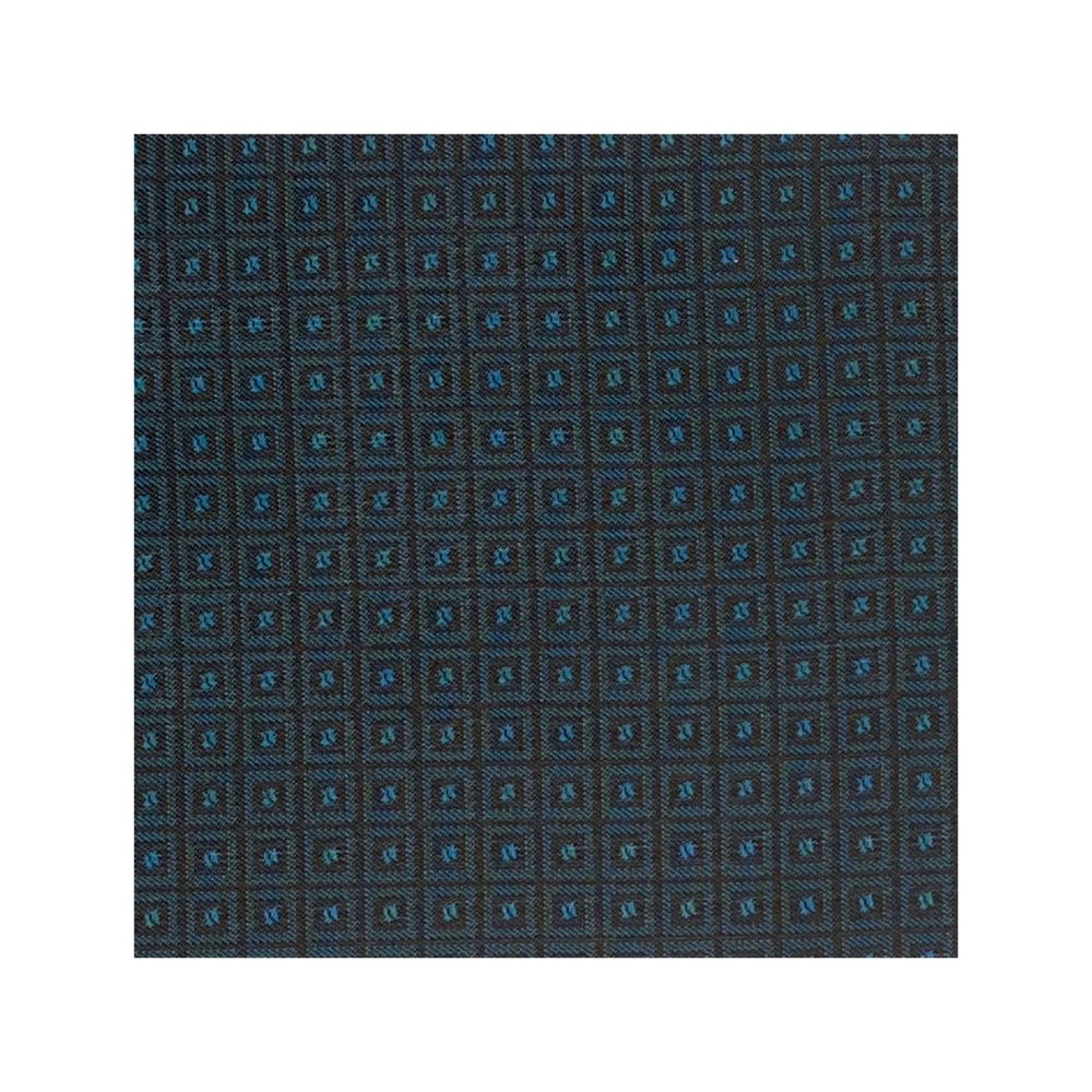 290 Cupro Jacquard Lining col 901 - Aqua Micro Square