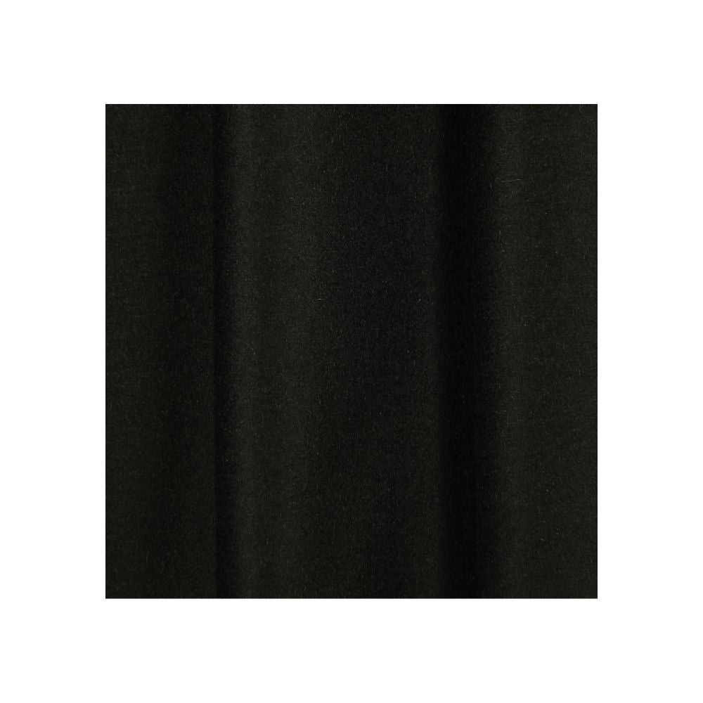 F614 Black Undercollar Melton – 140cm wide, 100% Merino wool, UK-made for tailored undercollars