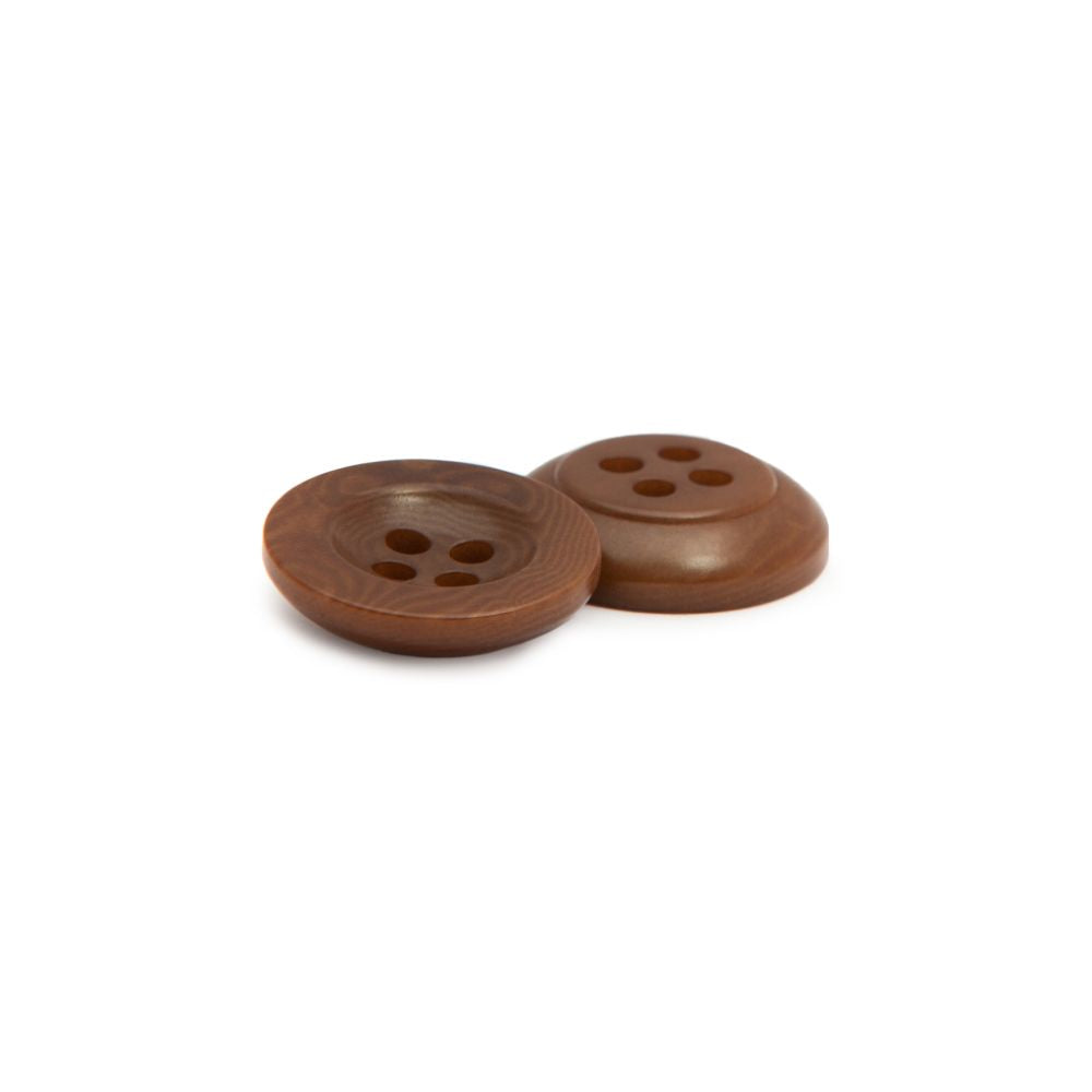 Brace Button Corozo Brown