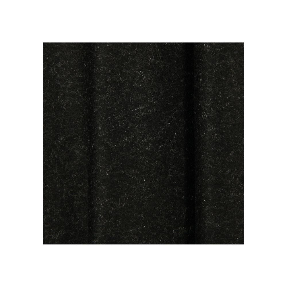 F614 Charcoal Undercollar Melton – 140cm wide Merino wool with brushed finish, UK-made.