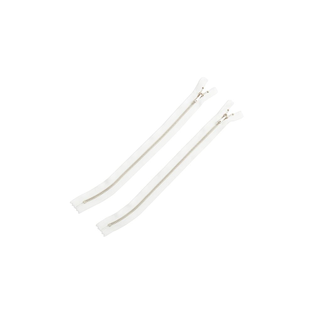 Curved Zip White