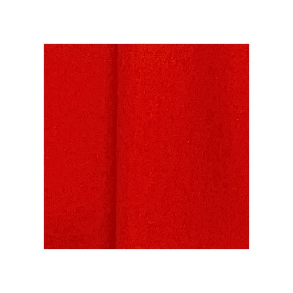 Bright Scarlet Undercollar Melton – 140cm Merino wool with brushed nap