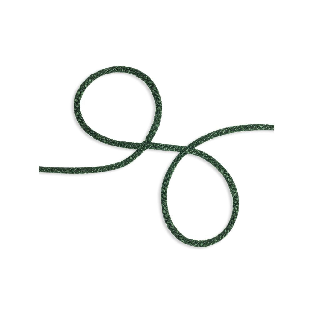 Frogging Edging Cord in Dark Green, available in 3mm and 5mm widths