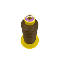 Gral 200 polyester thread – 10,000m spool – light brown thread for durable stitching on leather goods