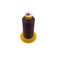 Gral 200 polyester thread – 10,000m spool – dark grey heavy-duty thread for leather and upholstery