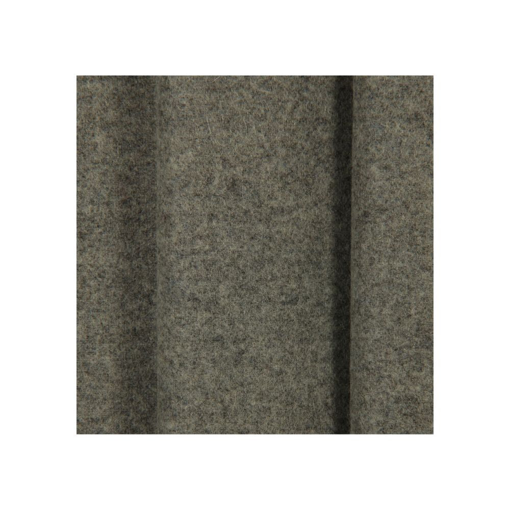 F614 Light Grey Undercollar Melton – Merino wool, 140cm width, smooth brushed finish for tailoring