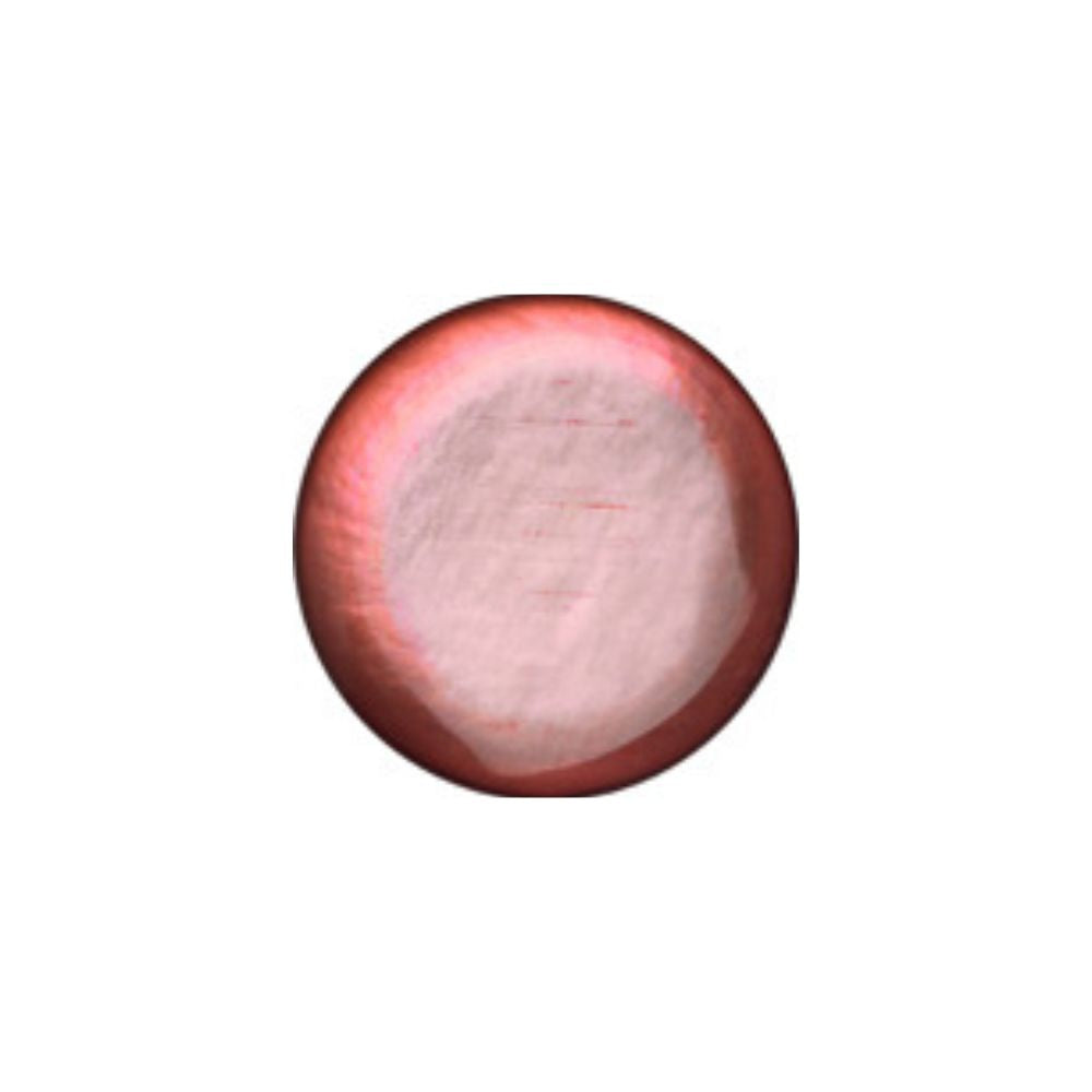 Mother of Pearl Catseye Button Wine 22L – premium 14mm button for tailoring and garment finishing