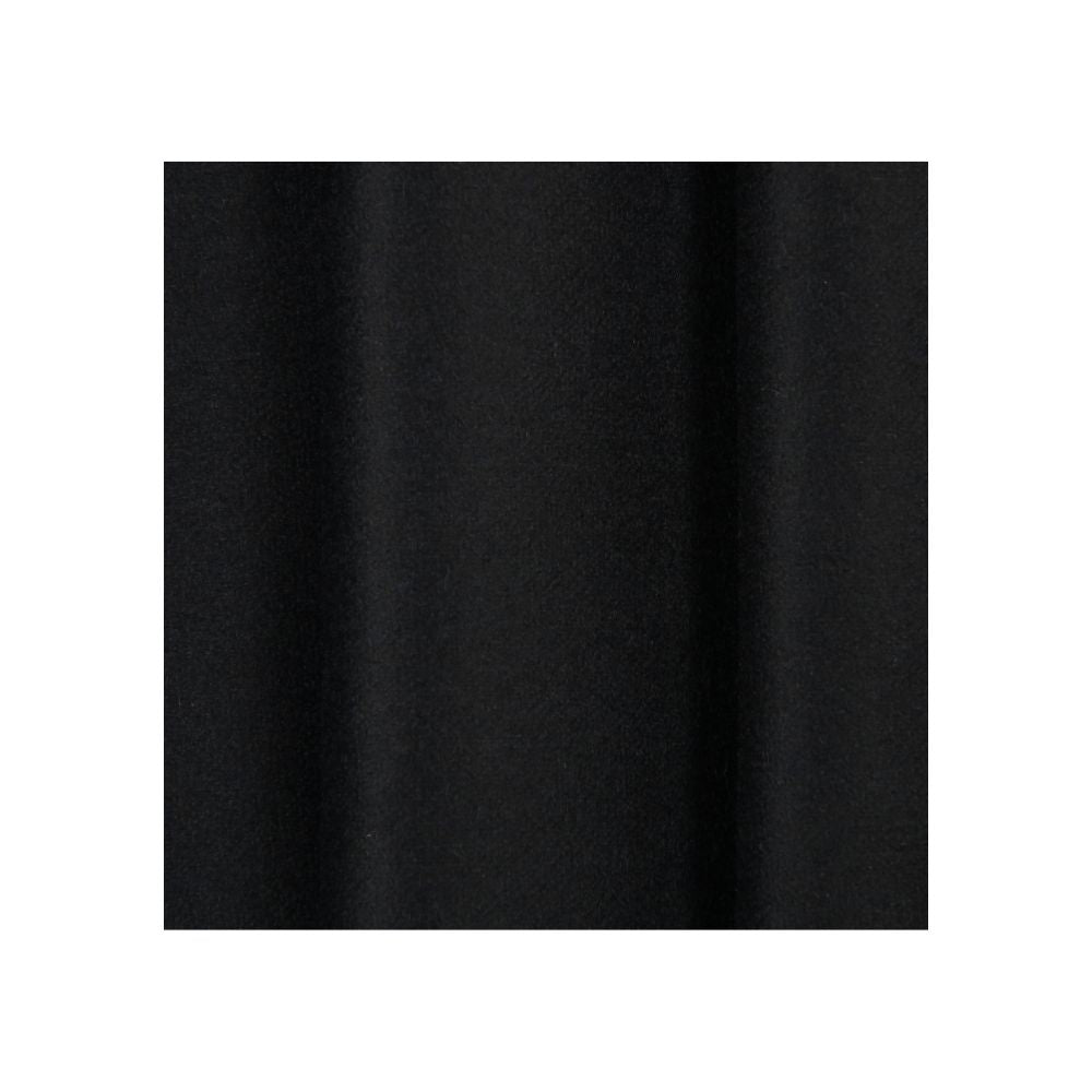F614 Charcoal Undercollar Melton – 140cm wide Merino wool with brushed finish, UK-made