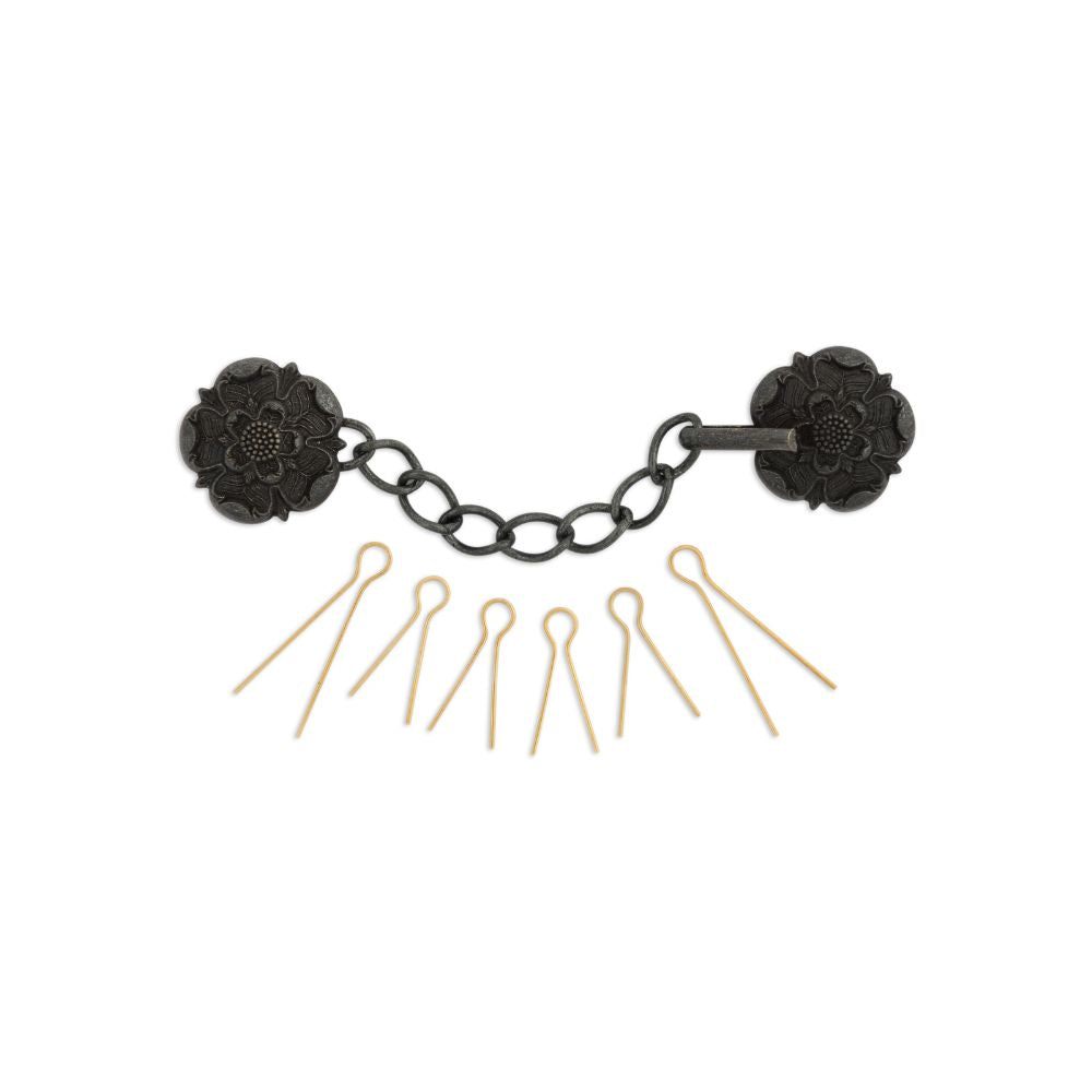 Rose Cloak Clasp Oxy - 890