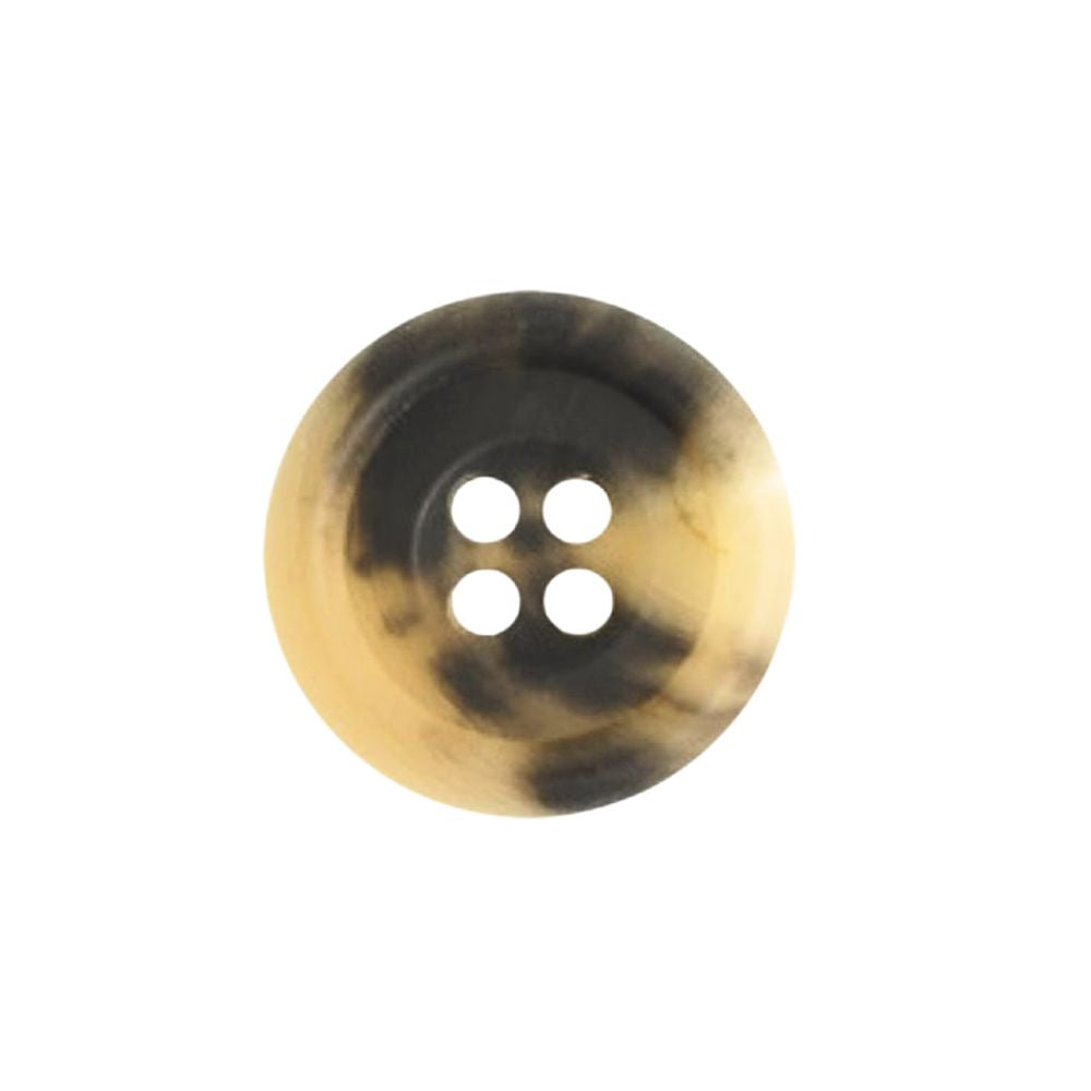 Col 19M Unpolished 4 hole (UP4) Horn Button 23L
