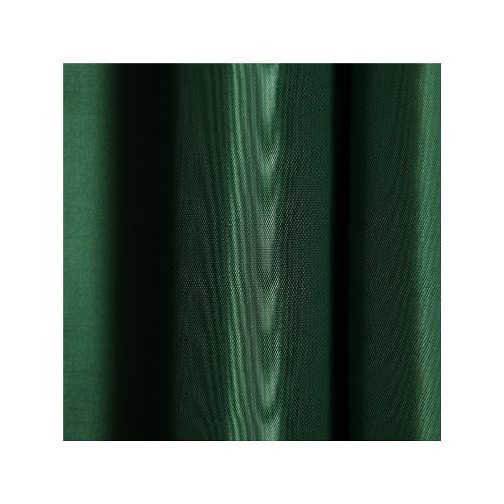 Green Ermazine Taffeta fabric, colour code 2542, 140 cm wide, lightweight.