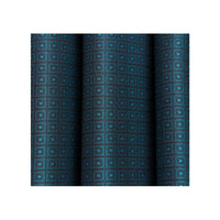 290 Cupro Jacquard Lining col 901 - Aqua Micro Square