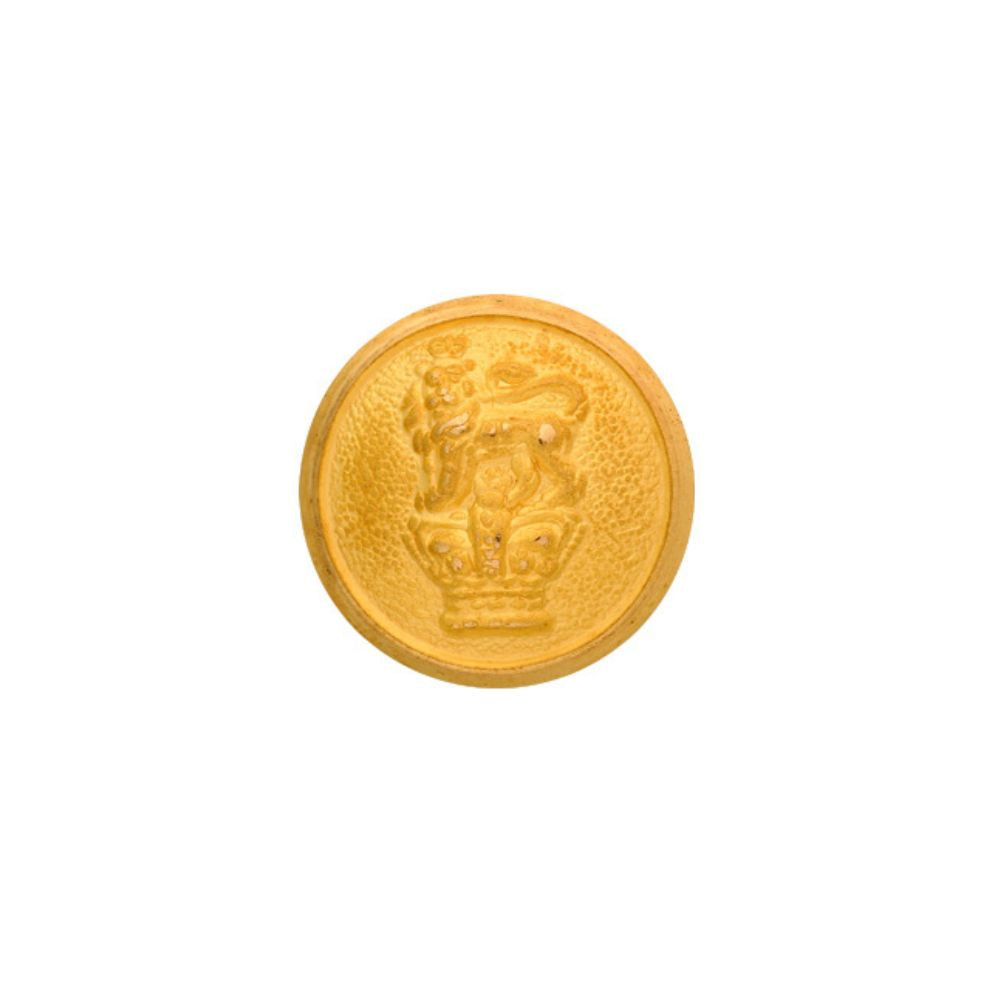 464 Blazer Button - Crown & Lion - Small