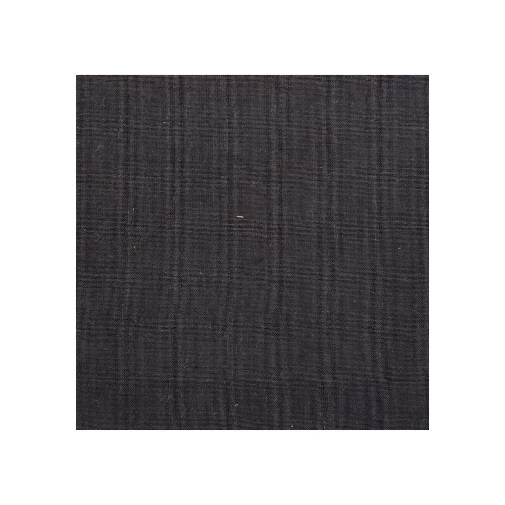Black cotton silesia fabric, 145 cm wide – crisp and durable for pockets