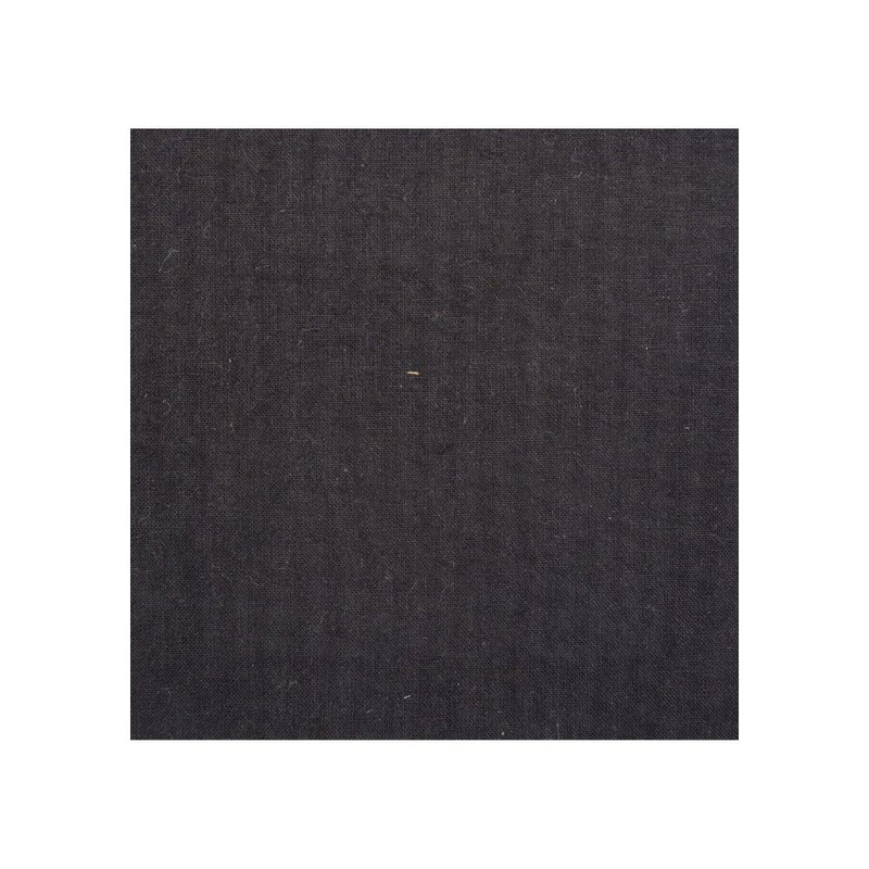Black cotton silesia fabric, 145 cm wide – crisp and durable for pockets