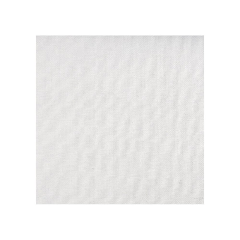 White cotton silesia fabric, 145 cm wide – crisp and smooth for a variety of garments
