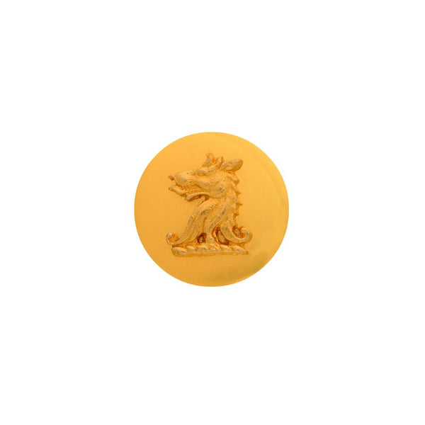 507 Blazer Button Wolf Head - Gilt - Small – Richard James Weldon