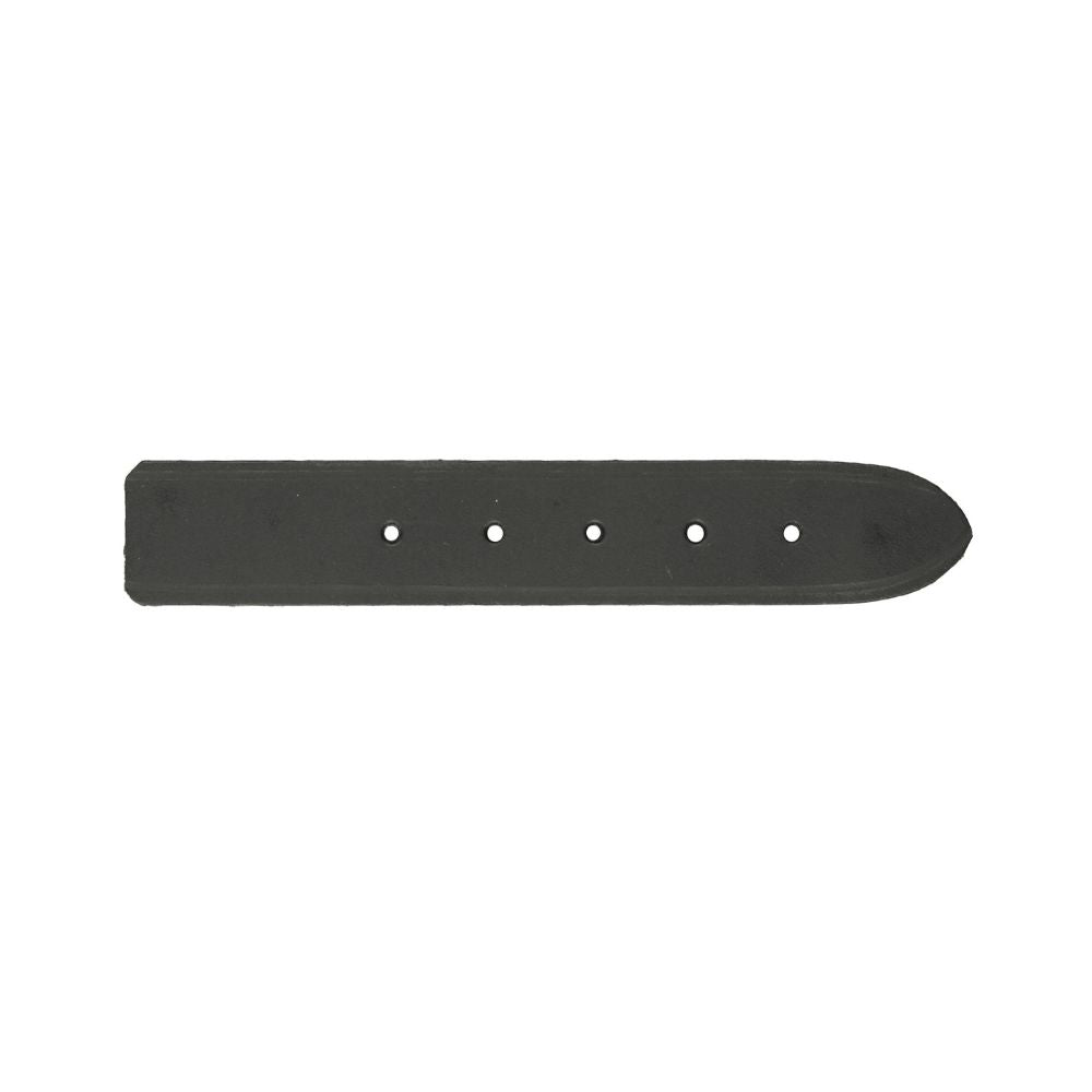 877 Plain Soft Leather Strap 1" x 6" Black