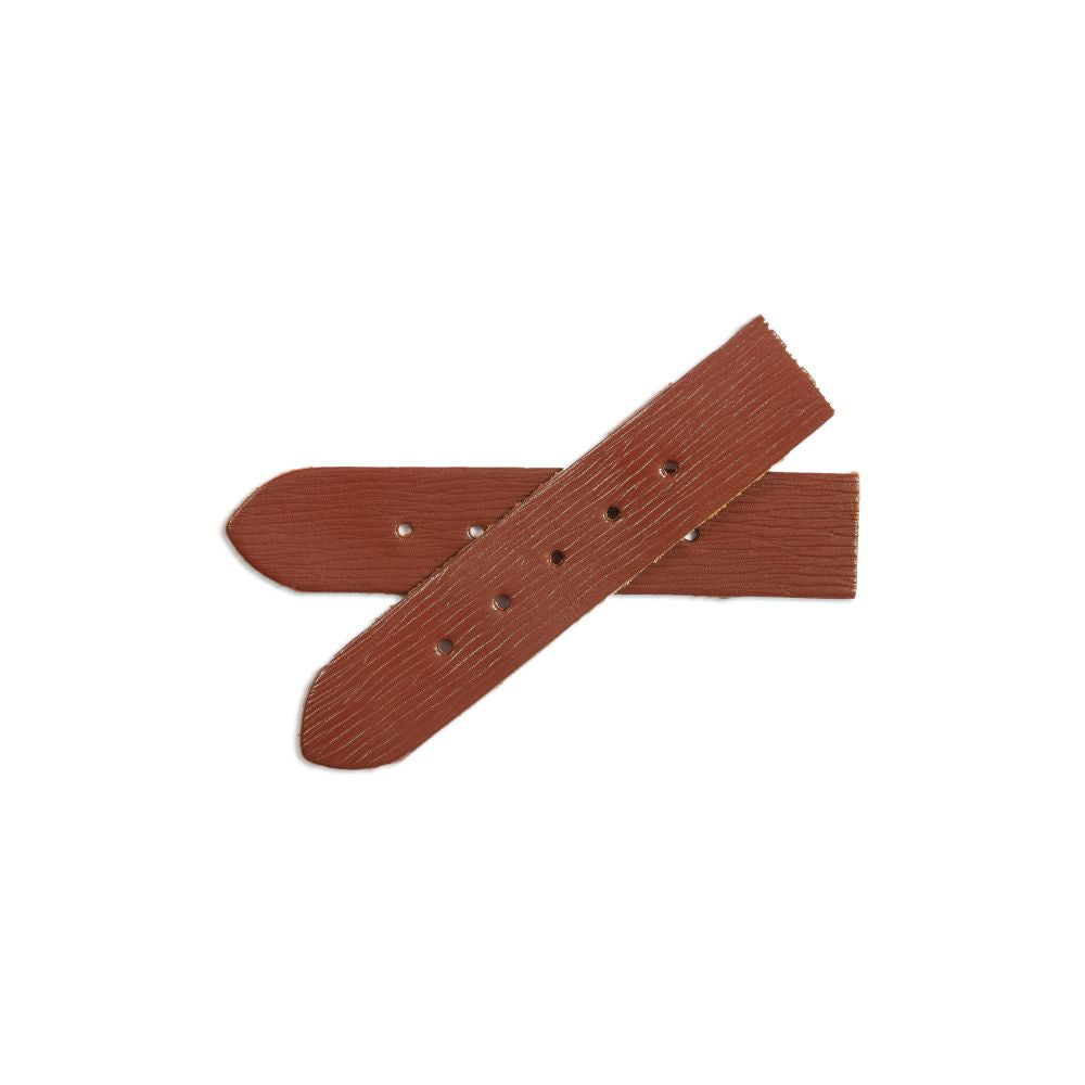 882 Grained Leather Strap Light Brown 1.25" x 6"