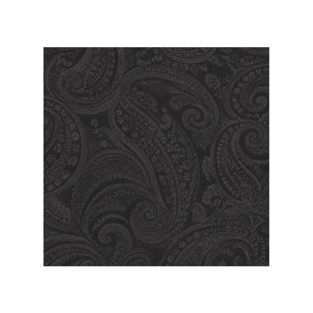 290 Cupro Jacquard Lining col 903 - Black Paisley