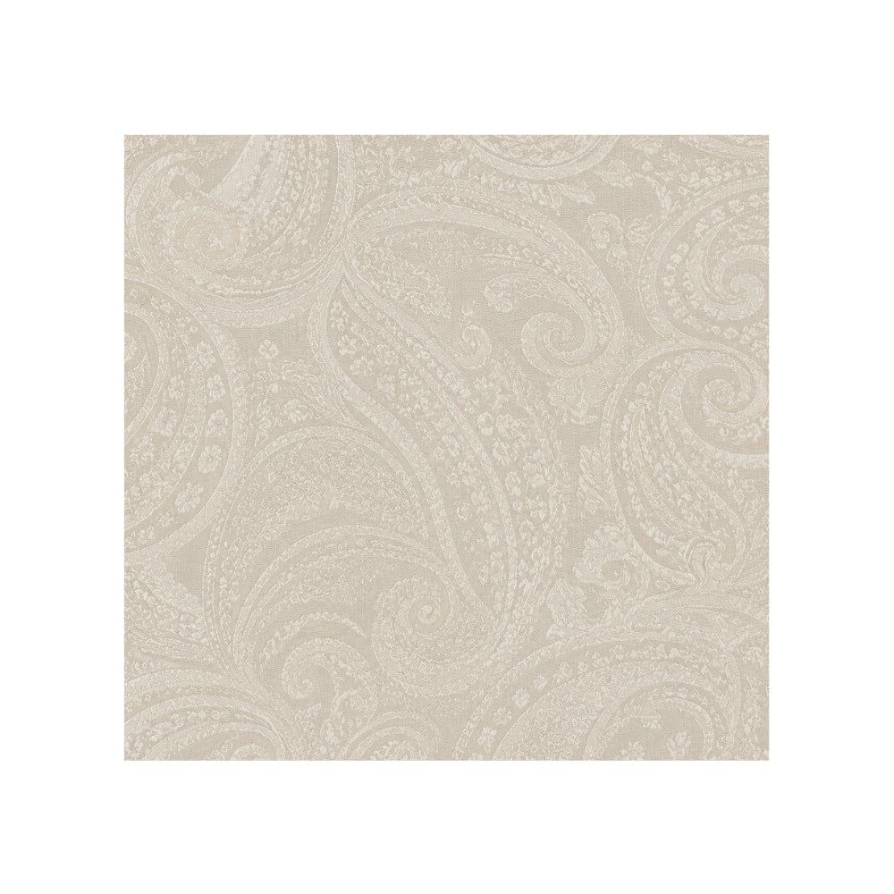 290 Cupro Jacquard Lining col 906 - Cream Paisley