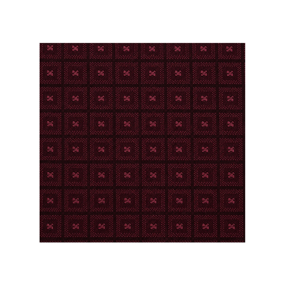 290 Cupro Jacquard Lining col 909 - Wine Micro Square