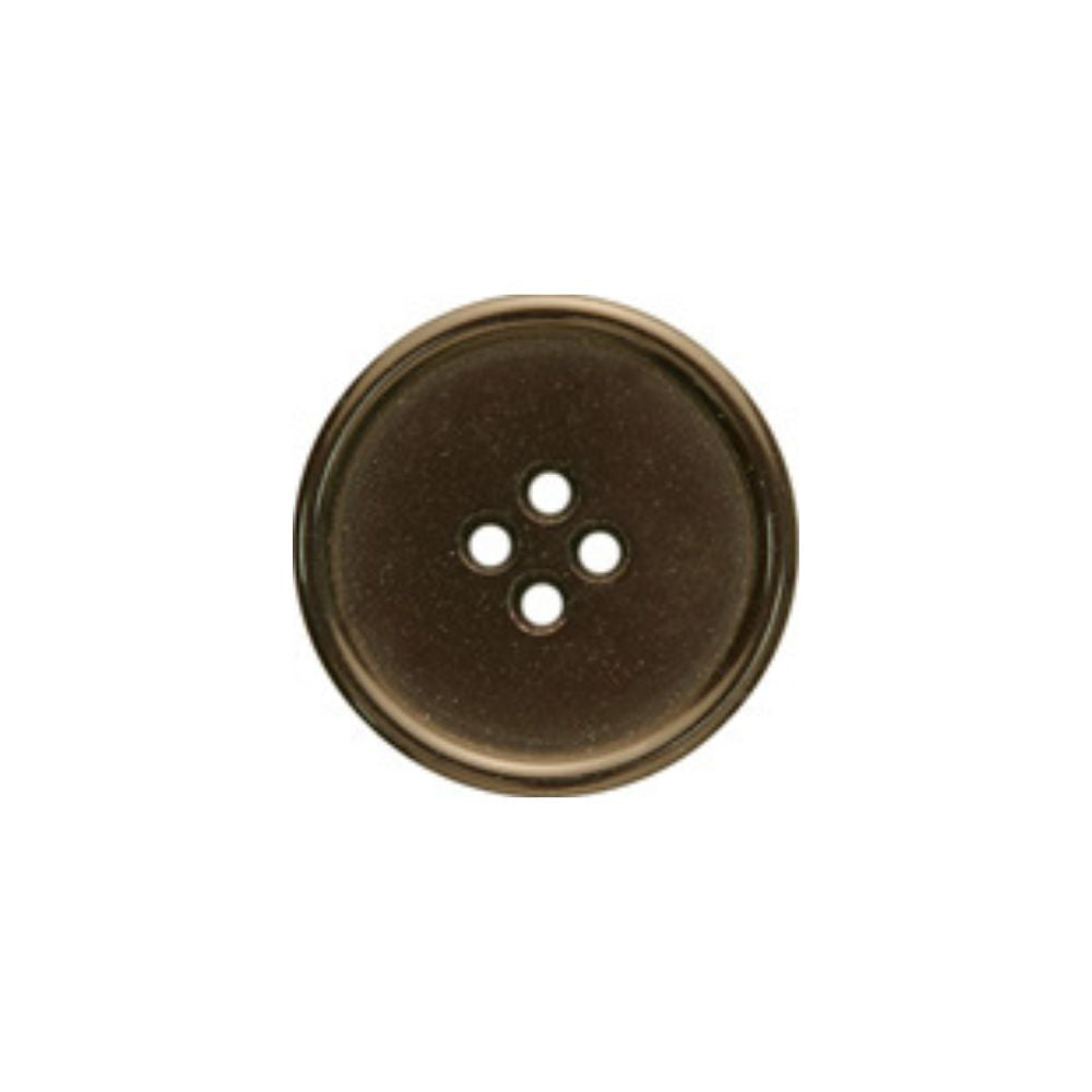 B406 Polyester Button 35L Col 7 - Brown