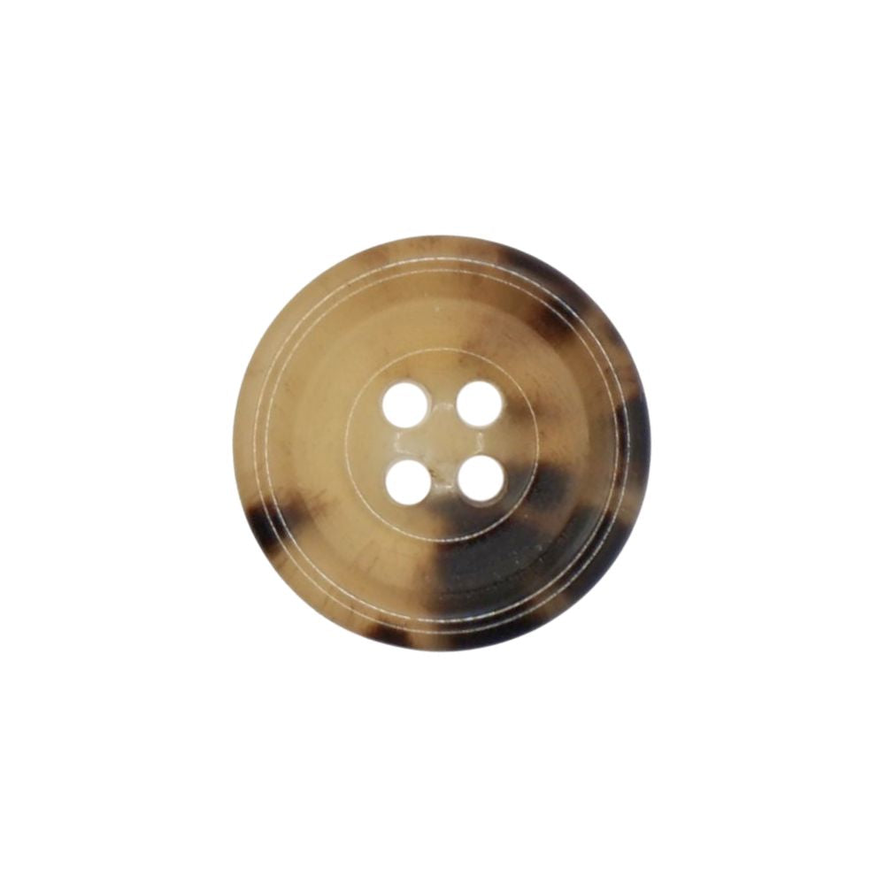 Col 19M Polished 4 hole (P4) Horn Button 35L