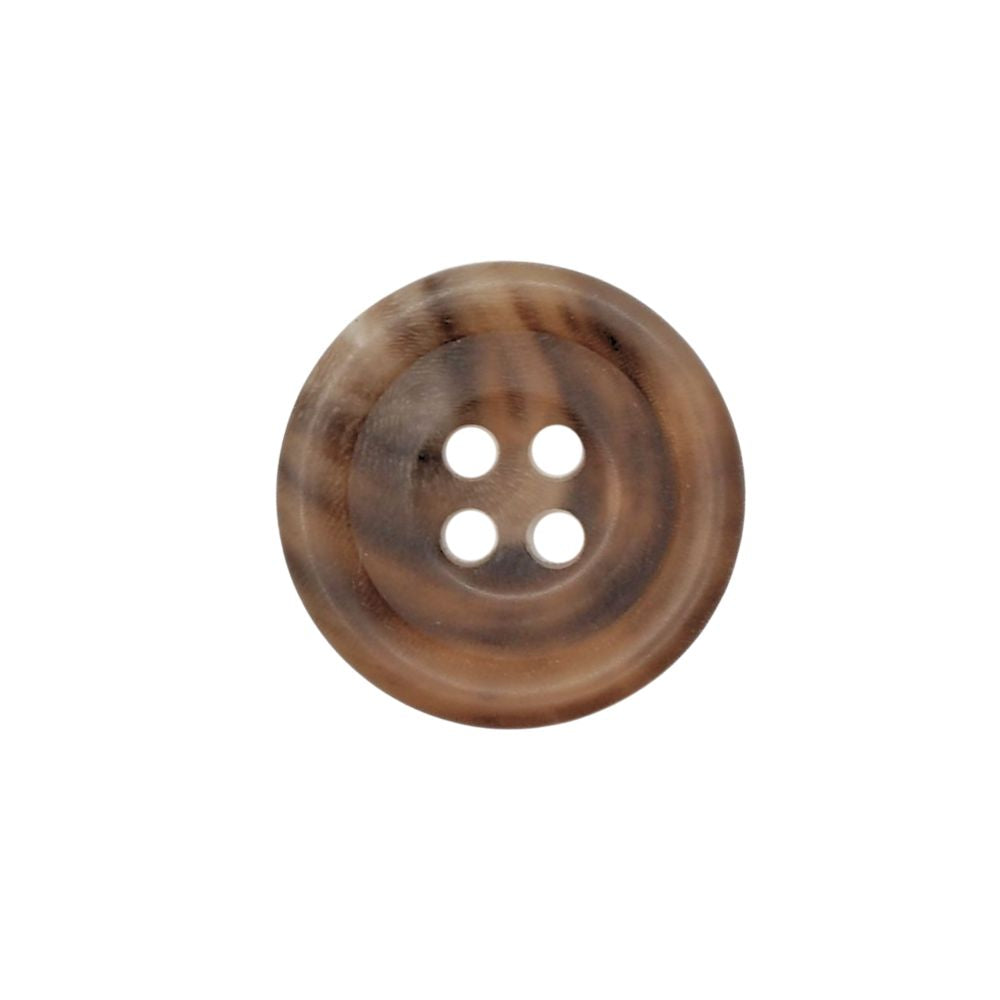 Col 7 1/2 Unpolished 4 hole (UP4) Horn Button 23L