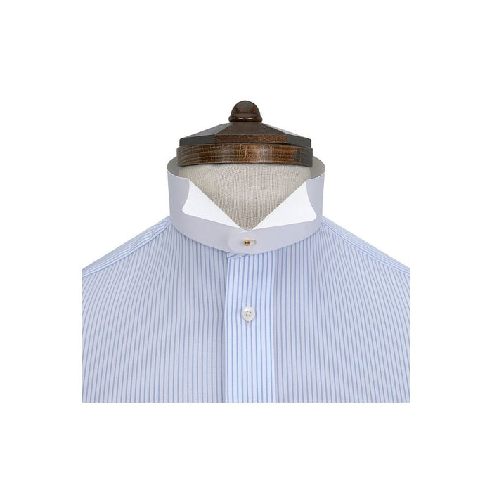 Grafton tunic shirt collars in sizes 13" to 20", made to order and sold in packs of 6, suitable for formal and traditional shirting.