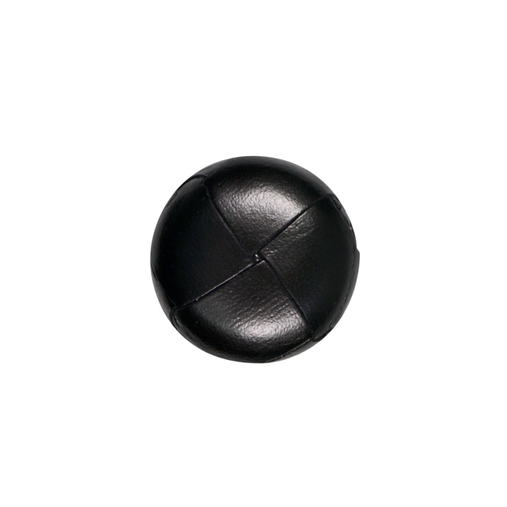 WS8/2 Leather Button Black 36L