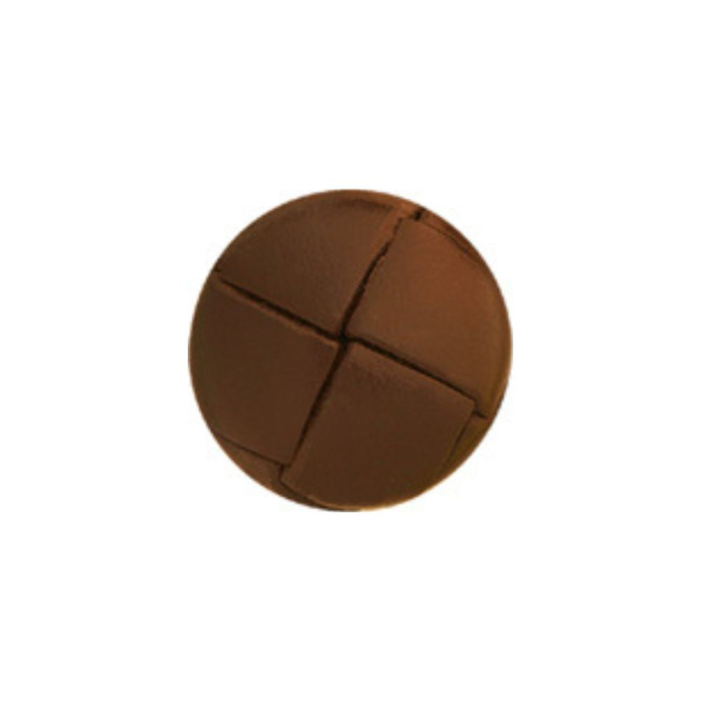 WS8 Leather Button Chestnut 24L